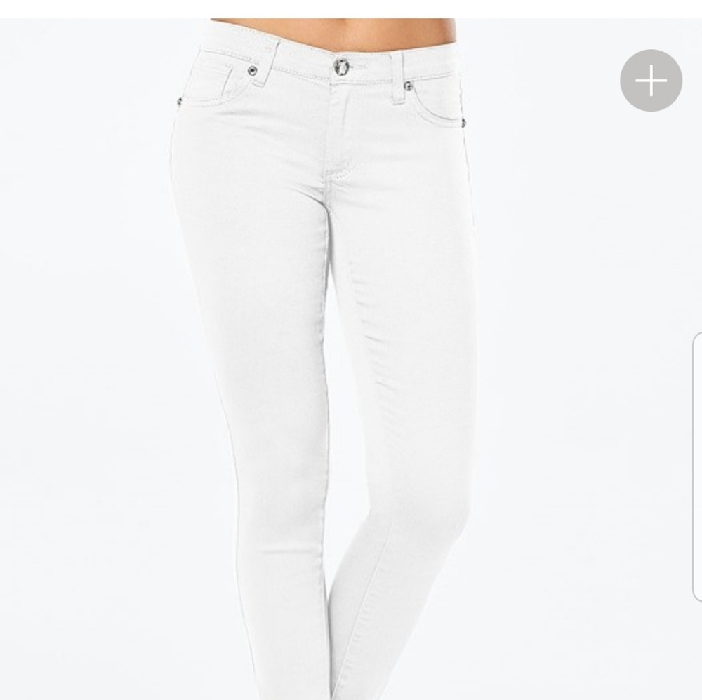 White stretch skinny Jean's size 12
